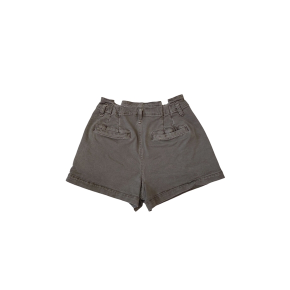 American Eagle Outfitters High Waist Charcoal Shorts - Picture 2 of 5